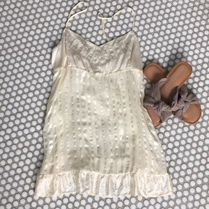 BCBG Runway Silk Blouse w adjustable straps